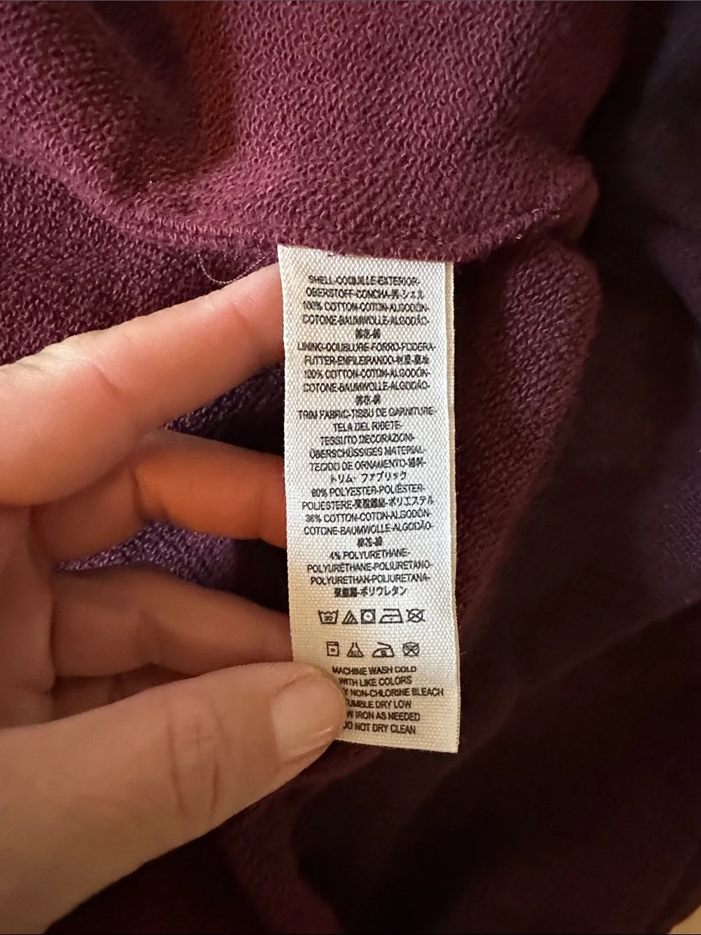 Women's Burgundy Tie-Waist Jacket